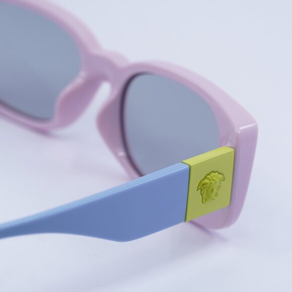 Versace Kids VK4003U 5440CV Sunglasses Pink Rectangle Frame, Grey Lenses - Picture 3 of 9